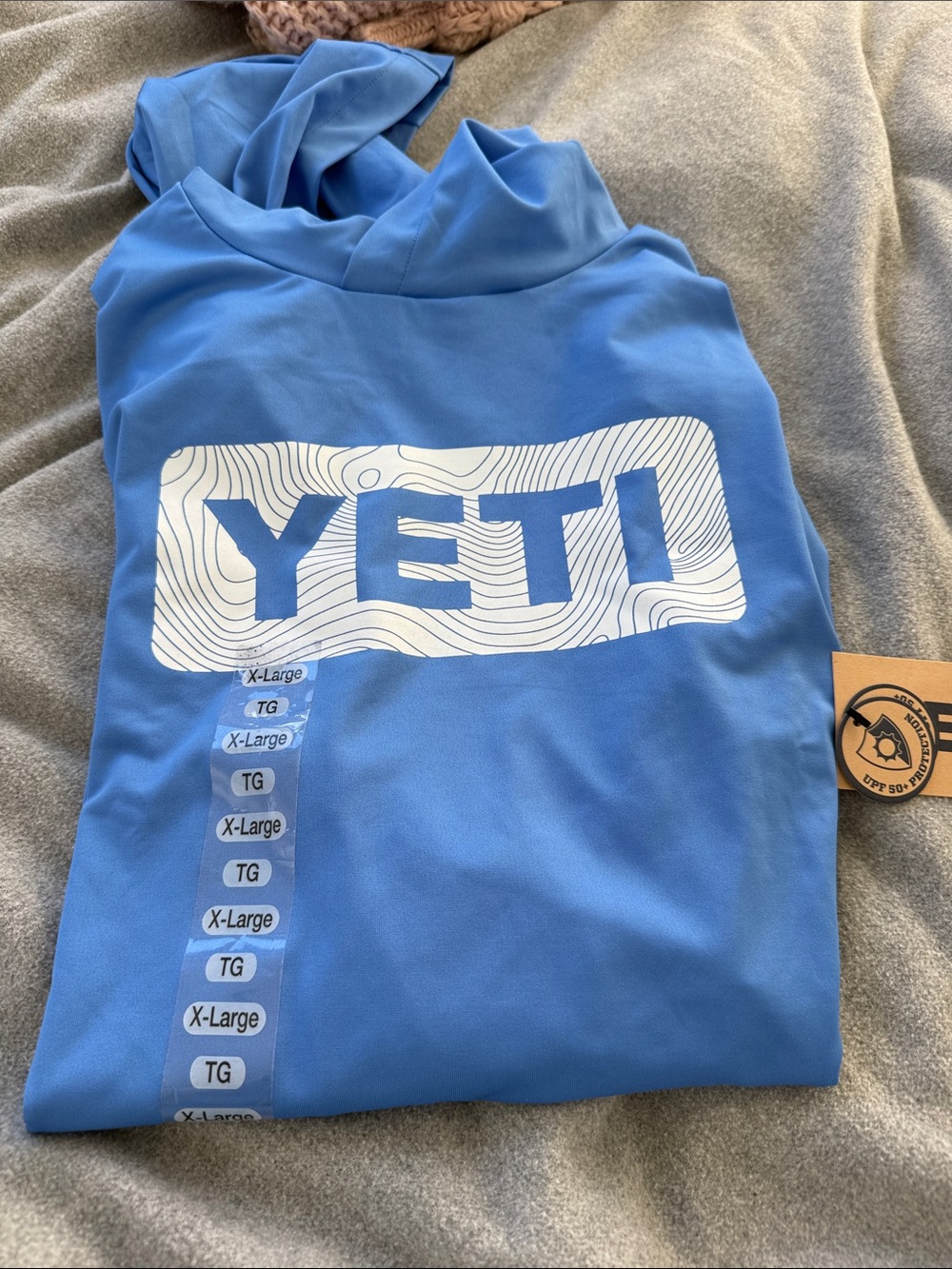 Yeti Blue Offshore Wave Hoodie Sunshirt